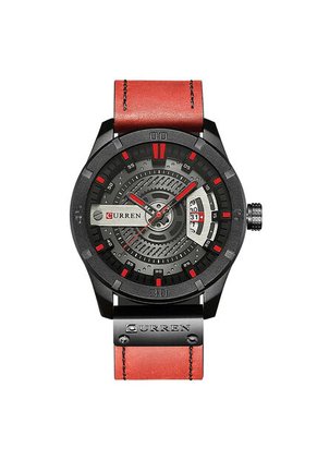 Reloj Curren 8301 Calendario - Rojo