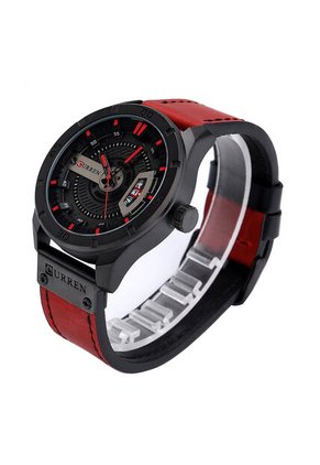 Reloj Curren 8301 Calendario - Rojo