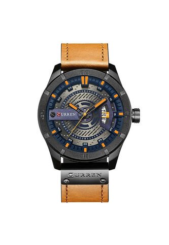 Reloj Curren 8301 Calendario - Marrón Curren