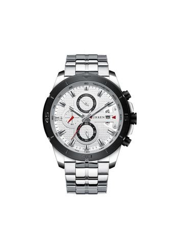 Reloj Para Hombre Curren Krec6019 Plateado Curren