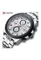 Reloj Para Hombre Curren Krec6019 Plateado de Curren