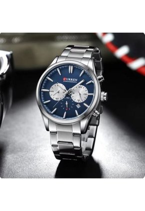 Reloj Curren Modelo KREd8902 Plateado Hombre