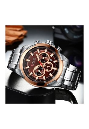 Reloj Para Hombre Curren Krec941928 Plateado