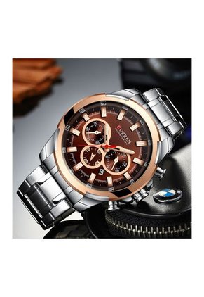 Reloj Para Hombre Curren Krec941928 Plateado
