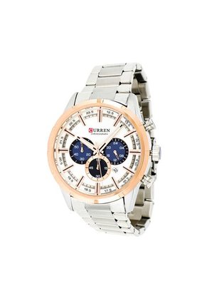 Reloj Para Hombre Curren Krec762002 Plateado