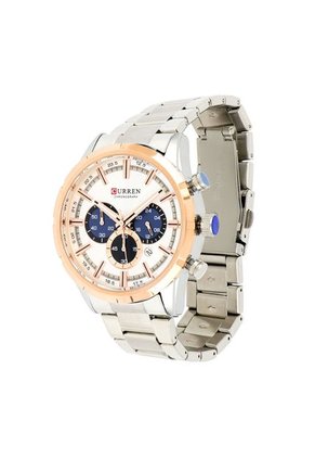 Reloj Para Hombre Curren Krec762002 Plateado