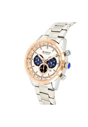 Reloj Para Hombre Curren Krec762002 Plateado