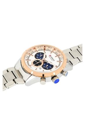 Reloj Para Hombre Curren Krec762002 Plateado