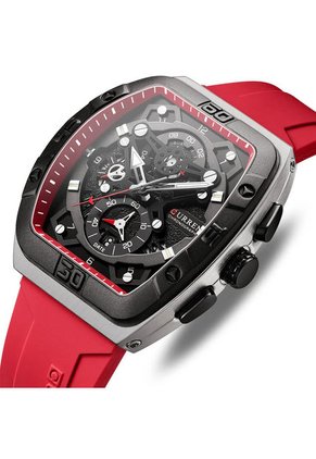 Reloj Curren 8443 Cronógrafo - Rojo