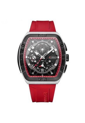 Reloj Curren 8443 Cronógrafo - Rojo