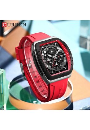 Reloj Curren 8443 Cronógrafo - Rojo