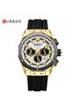 Reloj Curren 8464 Cronógrafo Marco Dorado - Negro de Curren