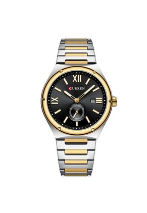 Reloj Curren 8471 Clasico Tablero Negro - Bicolor