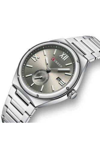 Reloj Curren 8471 Clasico Tablero Gris - Plata Curren