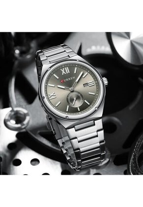 Reloj Curren 8471 Clasico Tablero Gris - Plata