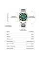 Reloj Curren 8472 Clasico Tablero Verde - Plata de Curren