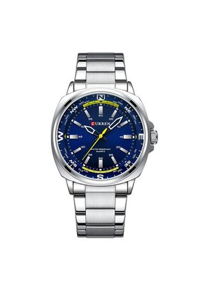 Reloj Curren 8455 Clasico Tablero Azul - Plata