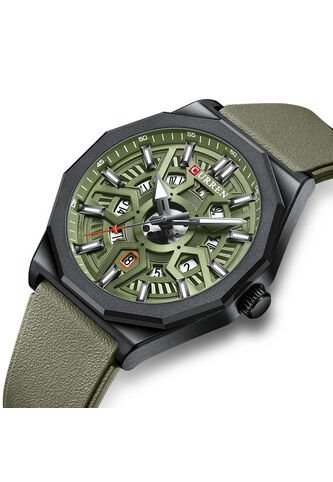 Reloj Curren 8437 Marco Negro - Verde Curren