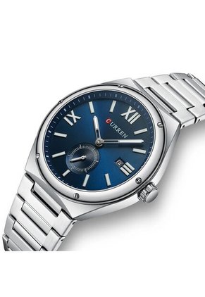 Reloj Curren 8471 Clasico Tablero Azul - Plata