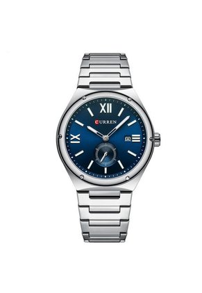 Reloj Curren 8471 Clasico Tablero Azul - Plata