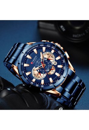 Reloj Curren 8363 Cronógrafo - Azul