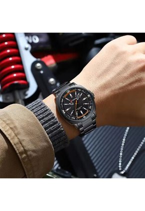 Reloj Curren 8455 Clasico Tablero Negro - Negro