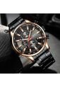 Reloj Curren 8351 Cronógrafo Todo Funcional Acero - Negro de Curren