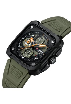 Reloj Curren 8461 Cronógrafo - Verde