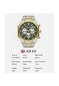 Reloj Curren 8440 Cronógrafo Fondo Verde - Bicolor  de Curren