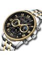 Reloj Curren 8427 Cronógrafo Tablero Negro - Bicolor de Curren