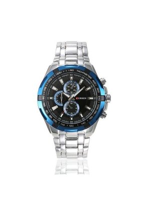 Reloj Para Hombre Curren 8023 8023Slbl Plateado