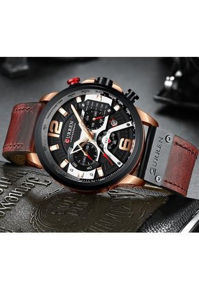 Reloj Curren 8329 Cronógrafo - Café