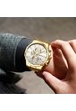 Reloj Curren 8348 Cronógrafo Tablero Blanco - Dorado de Curren