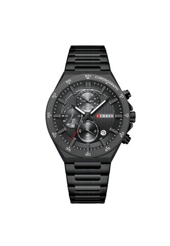 Reloj Curren 8481 Cronógrafo - Negro Curren