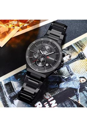 Reloj Curren 8481 Cronógrafo - Negro