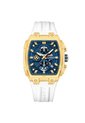 Reloj Curren 8488 Cronógrafo Marco Dorado - Blanco de Curren