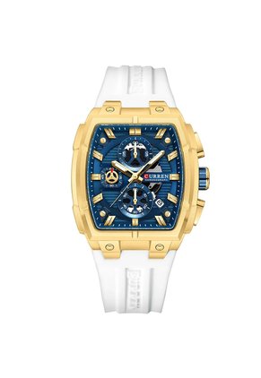 Reloj Curren 8488 Cronógrafo Marco Dorado - Blanco