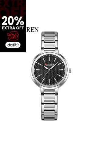 Reloj Curren Modelo KREE3801 Plateado Mujer Curren