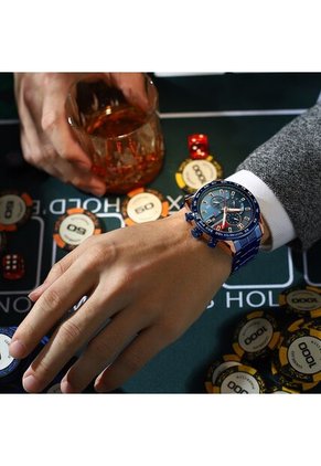 Reloj Curren 8410 Cronógrafo - Azul