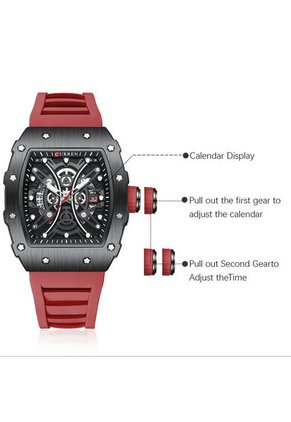 Reloj Curren 8438 Tipo Richard M - Rojo