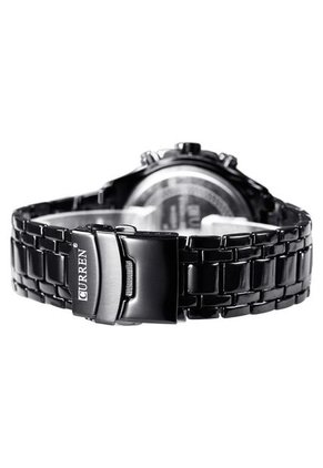Reloj Cuarzo Analogico Militar CURREN 8023 Negro Dorado