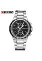 Reloj Para Hombre Curren 8011 Tablero Negro de Curren