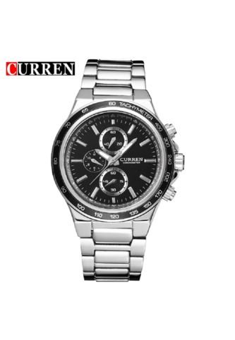 Reloj Para Hombre Curren 8011 Tablero Negro Curren
