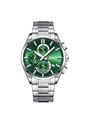 Reloj Curren 8475 Cronógrafo Tablero Verde - Plata de Curren