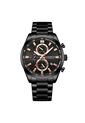 Reloj Curren 8445 Cronógrafo Tablero Negro - Negro de Curren