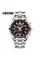 Reloj Para Hombre Curren 8023 8023Slbkrg Plateado de Curren