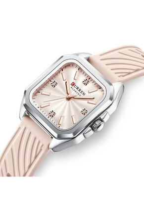 Reloj Curren 9113 Clasico Marco Plateado - Rosa