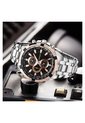 Reloj Para Hombre Curren 8023 8023Slbkrg Plateado de Curren
