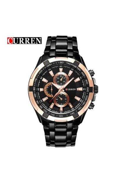 Reloj Para Hombre Curren 8023 8023Bkrg Negro