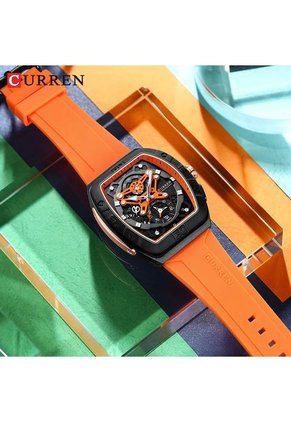 Reloj Curren 8443 Cronógrafo - Naranja